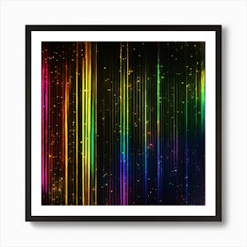 Rainbow Background Art Print
