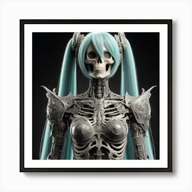 Skeleton Art Print