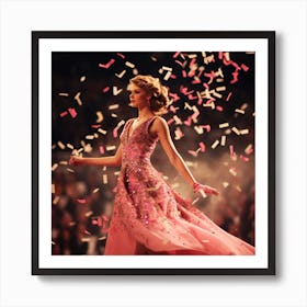 AI Taylor Swift 9 Art Print