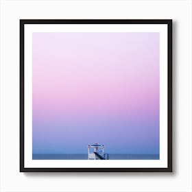 Rescue Square Art Print