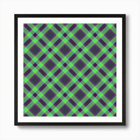 Plaid Pattern 12 Art Print