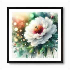 Peony Art Print