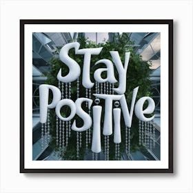 Stay Positive 8 Poster