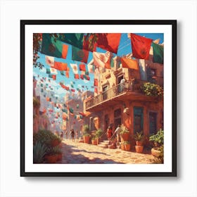 Mexican Street Art Print