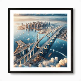 San Francisco Bay Bridge Art Print