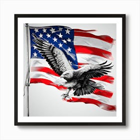 American Eagle 4 Art Print