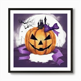 Halloween Pumpkin Art Print