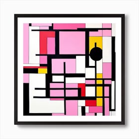 Pink Industrial Revolution II Art Print