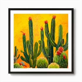 Cactus Garden Art Print