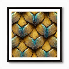 Close Up Of Dragonfly Wings Art Print