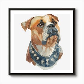 The American Bulldog Art Print