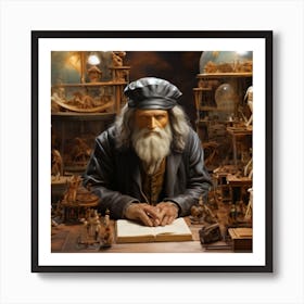 Leonardo Da Vinci Art Print