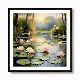 Water Lilies 4 Art Print