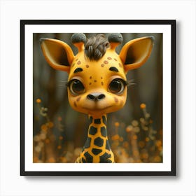 Giraffe 71 Art Print