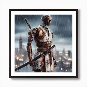 Robot 2 Art Print