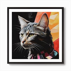 Cat Portrait Art Print