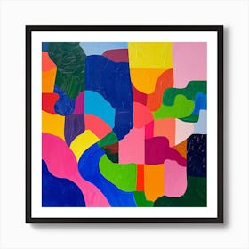 Modern Abstract Collection 49 Art Print