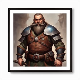 Knight In Armour Art Print