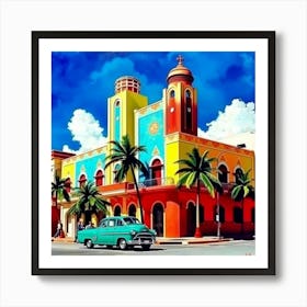 Miami Art Art Print