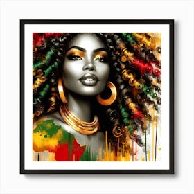 RYG Queen Art Print