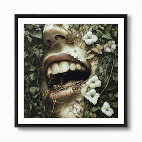 'The Face Of A Woman' 3 Art Print