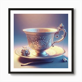 Tea Art 220 Art Print