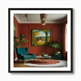 Living Room Stock Videos & Royalty-Free Footage 1 Art Print