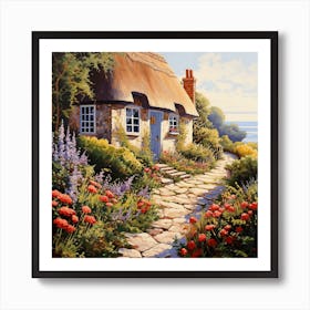 Cottage By The Sea Poster