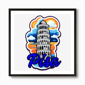 Pisa Tower Art Print