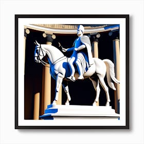 Statue Of King Alexander Art Print