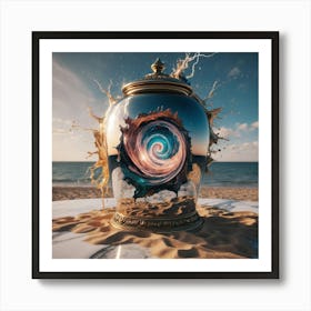 Sand And Sea Art Print