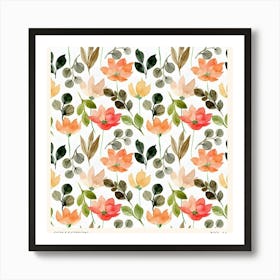 Floral 001 44 Art Print