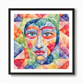 Face Of A Woman 1 Art Print