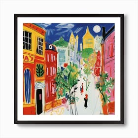 Street In Paris Art Print