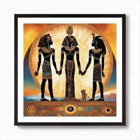 Divine Cosmic Family 222 Art Print