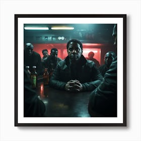 Sauceboss0283 Denzel Washington Meeting With Local Gangsters Es F3c1aee7 Dc84 42c3 Bbea Fa7c8a934f19 Art Print