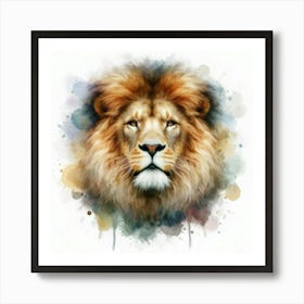 Lion Head 3 Art Print