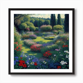 Garden In Bloom Art Print