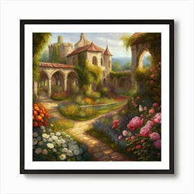 Fairy Garden 1 Art Print