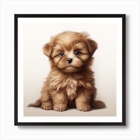 Cute Puppy Art Print