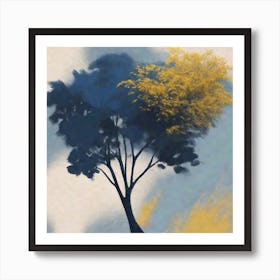 Tree painting Art Print