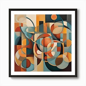 Abstract Harmony Painting 2 Art Print