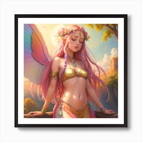 Fairy Hd Wallpaper 1 Art Print