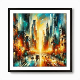 Cityscape 12 Art Print