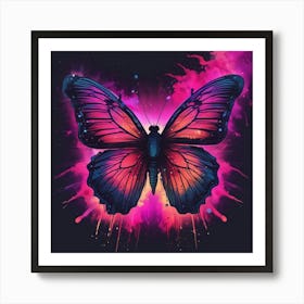 Butterfly Painting 287 Art Print