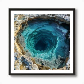 Yellowstone Hot Springs Art Print