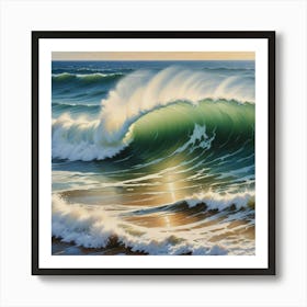 Sun Surf Art Print 3 Art Print