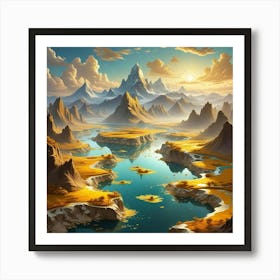 Fantasy Landscape Art Print