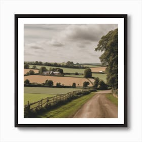 Country Road 2 Art Print