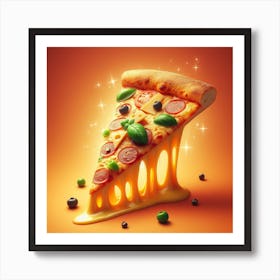 Pizza489 Art Print
